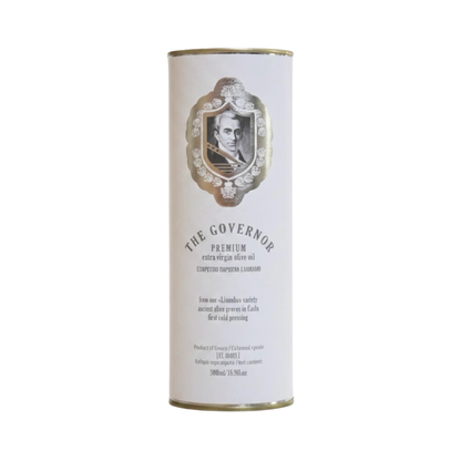 The Governor Premium ypač tyras alyvuogių aliejus (500 ml, skardinė)