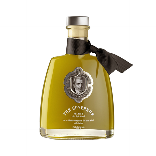 Ypač tyro alyvuogių aliejaus The Governor Premium butelys